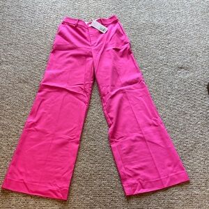 Lilly Pulitzer Passion Fruit Pink High-Waist Wide Leg Pants